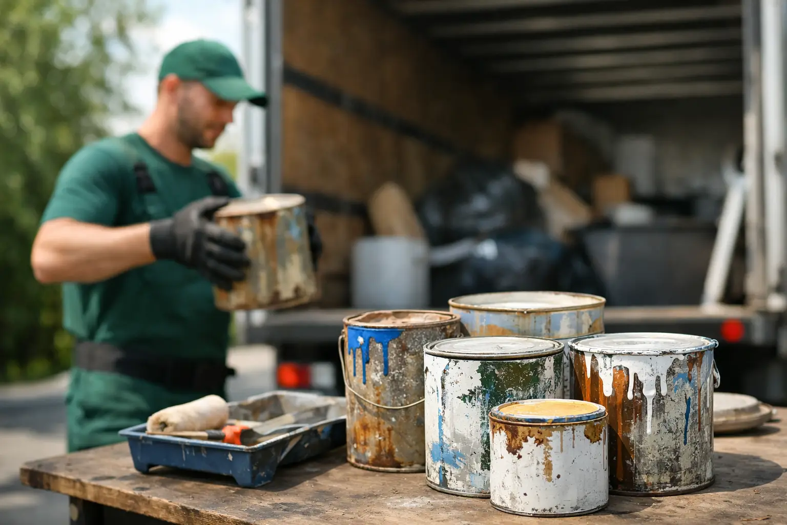 Can Junk Removal Take Paint?