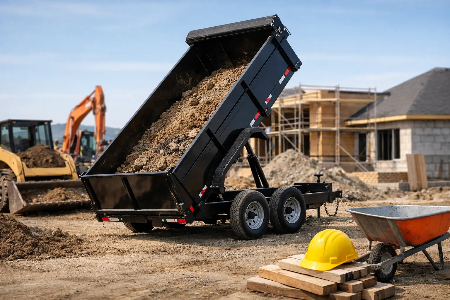 Contractor Dump Trailer Rental Guide for Job Sites