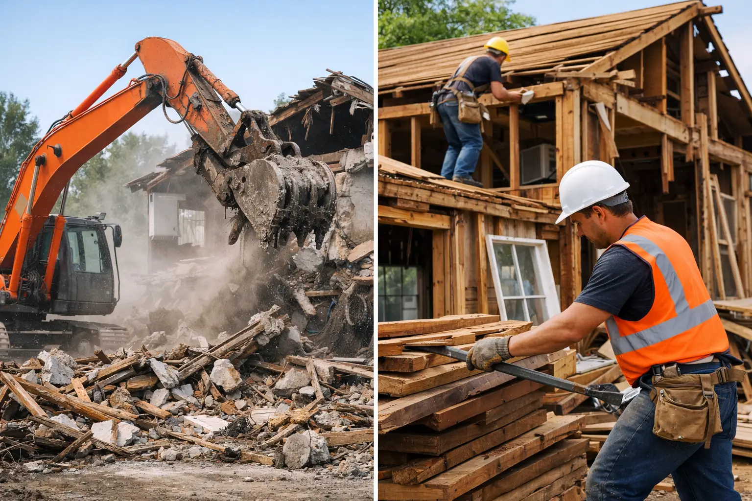 Demolition Versus Deconstruction Costs Explained