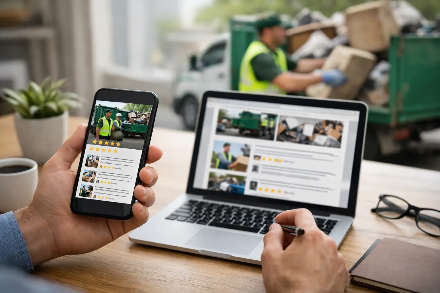 How to Read a Junk Hauling Service Review