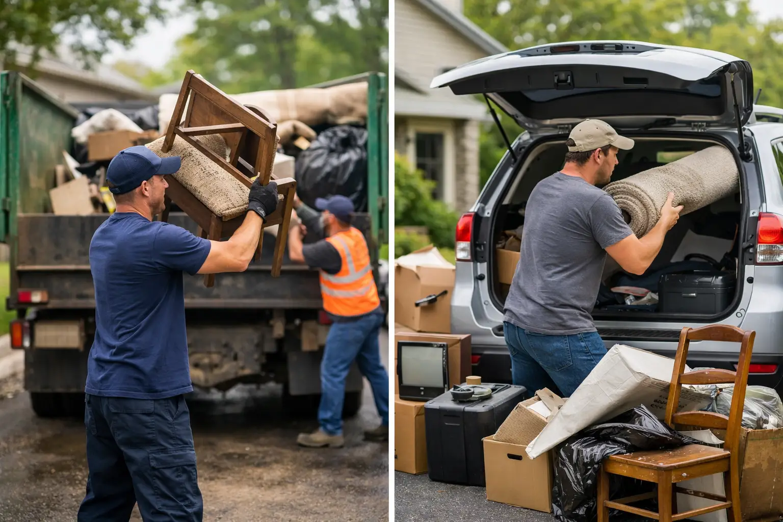 Junk Hauling or Self Hauling - Which Is Better?