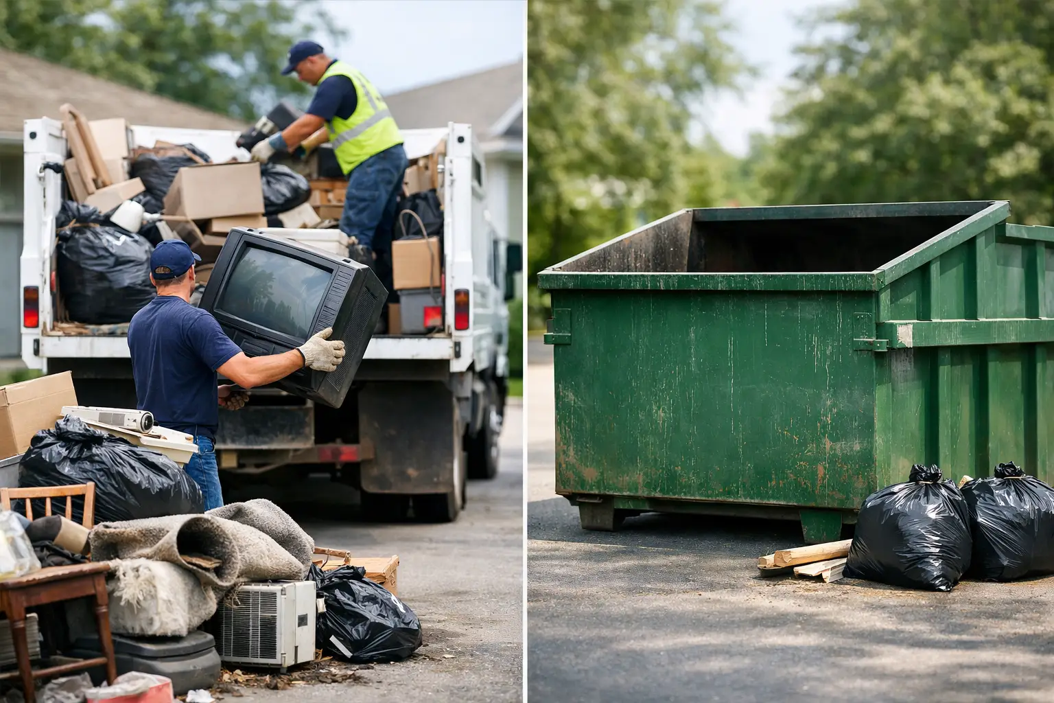 Junk Removal vs Dumpster: Which Fits?