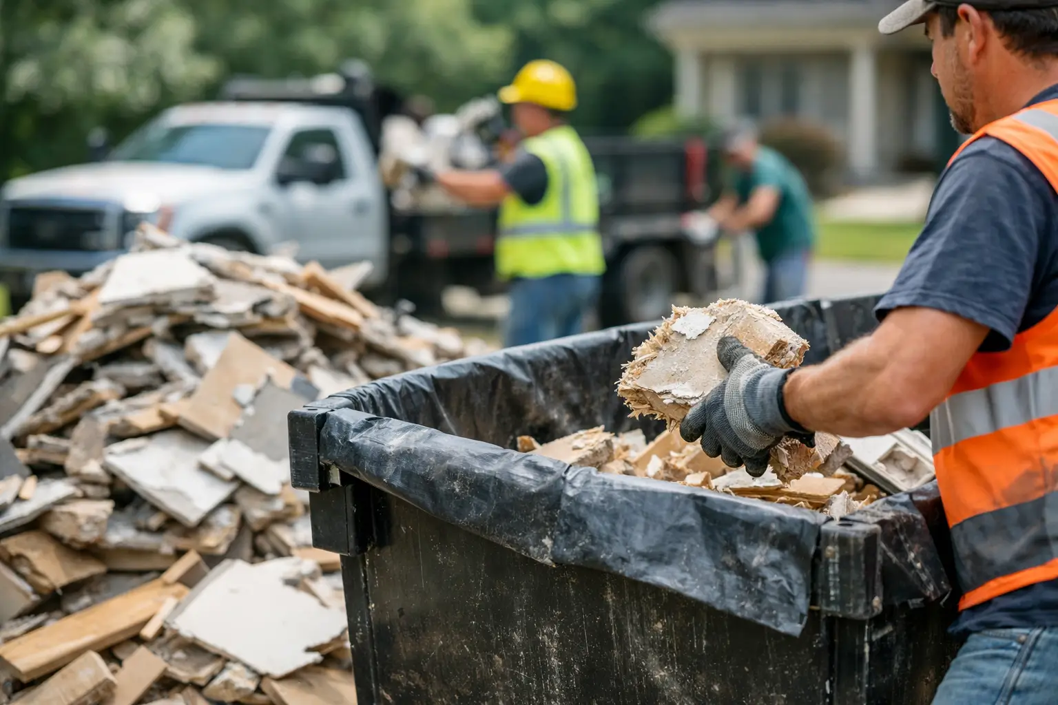 Who Removes Renovation Debris?